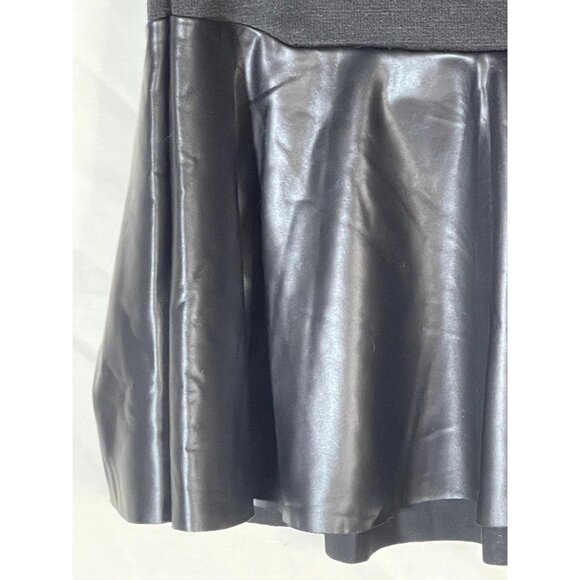 mezzanine skirt black fit flare polyester blend made in USA medium READ new - Picture 2 of 8